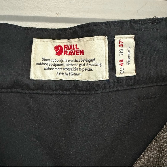 FJALLRAVEN Abisko Midsummer Shorts Black Hiking Outdoor Active Women Size 37 - Picture 9 of 14